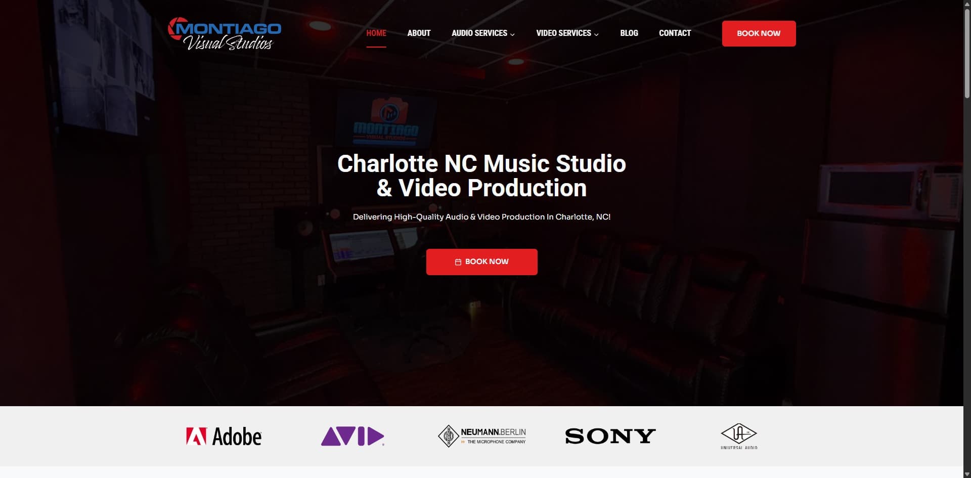 Montiago Visual Studios website